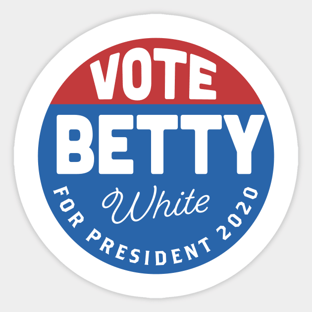 Vote Betty Sticker by Nick Quintero